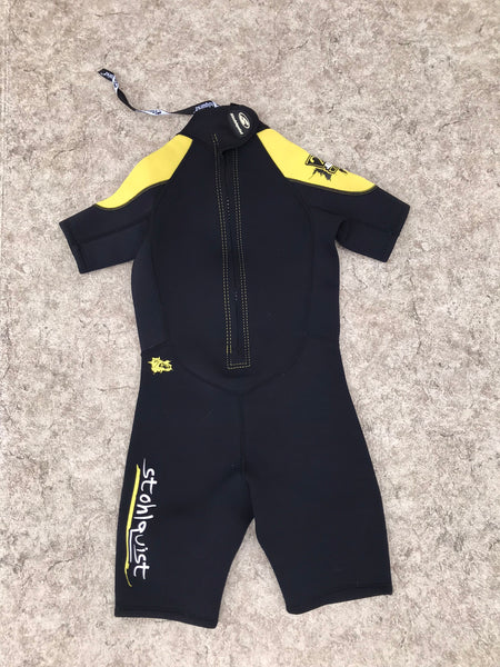 Wetsuit Child Size 7-8 Stohlquist Black Yellow 2-3 mm Neoprene