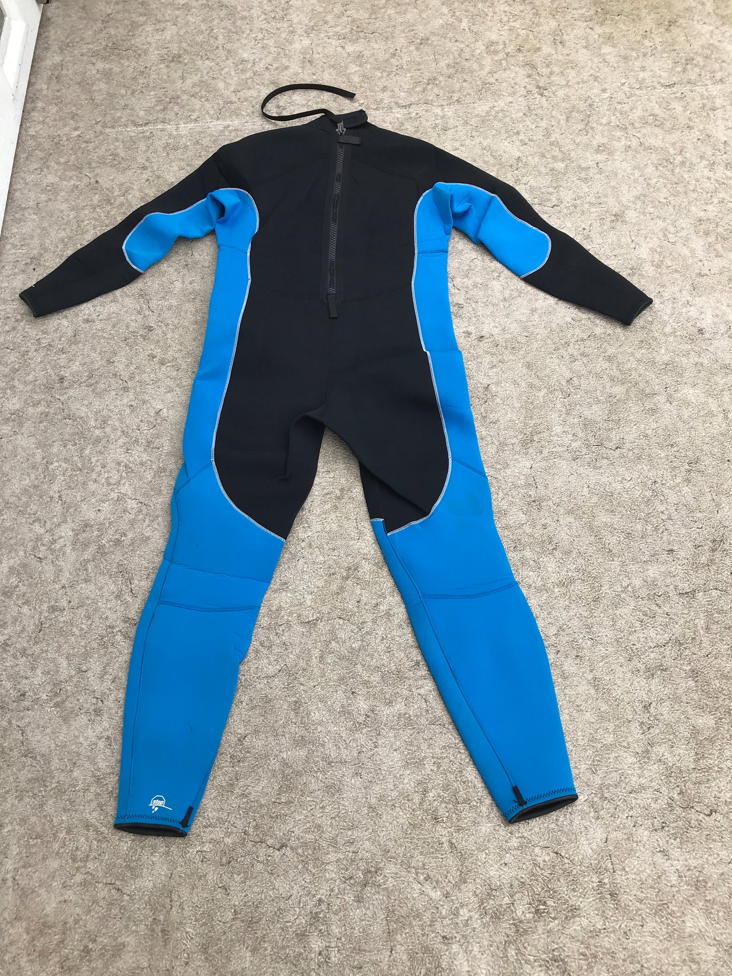 Wetsuit Full Body Adult X Large Tribord 3 mm Black Blue Neoprene Like New