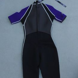Wetsuit Ladies Size 7-8 Jobe 2-3 mm Neoprene Purple Grey Excellent