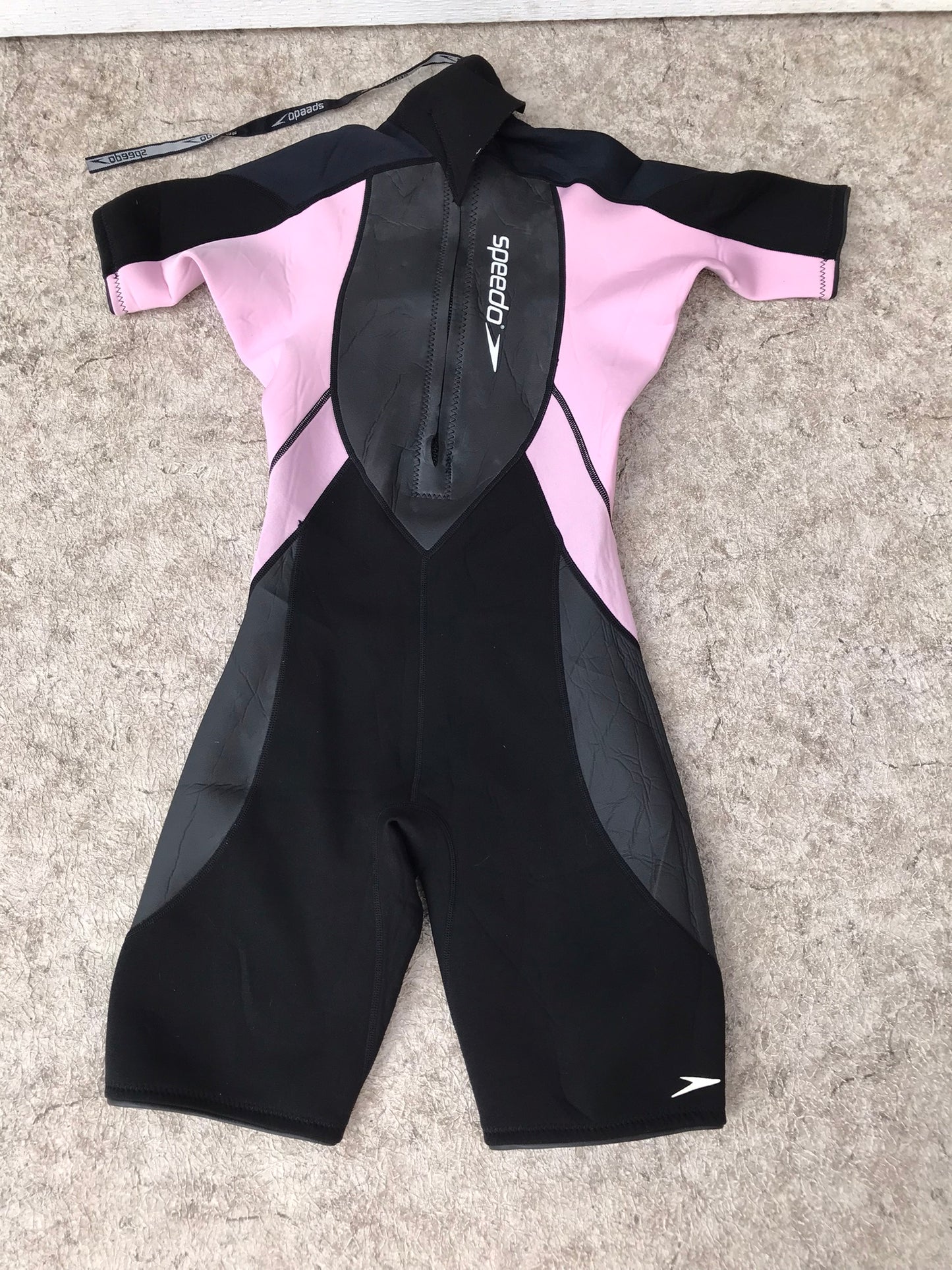 Wetsuit Ladies Size 7-8 Speedo Pink Black 2-3mm Neoprene Like New