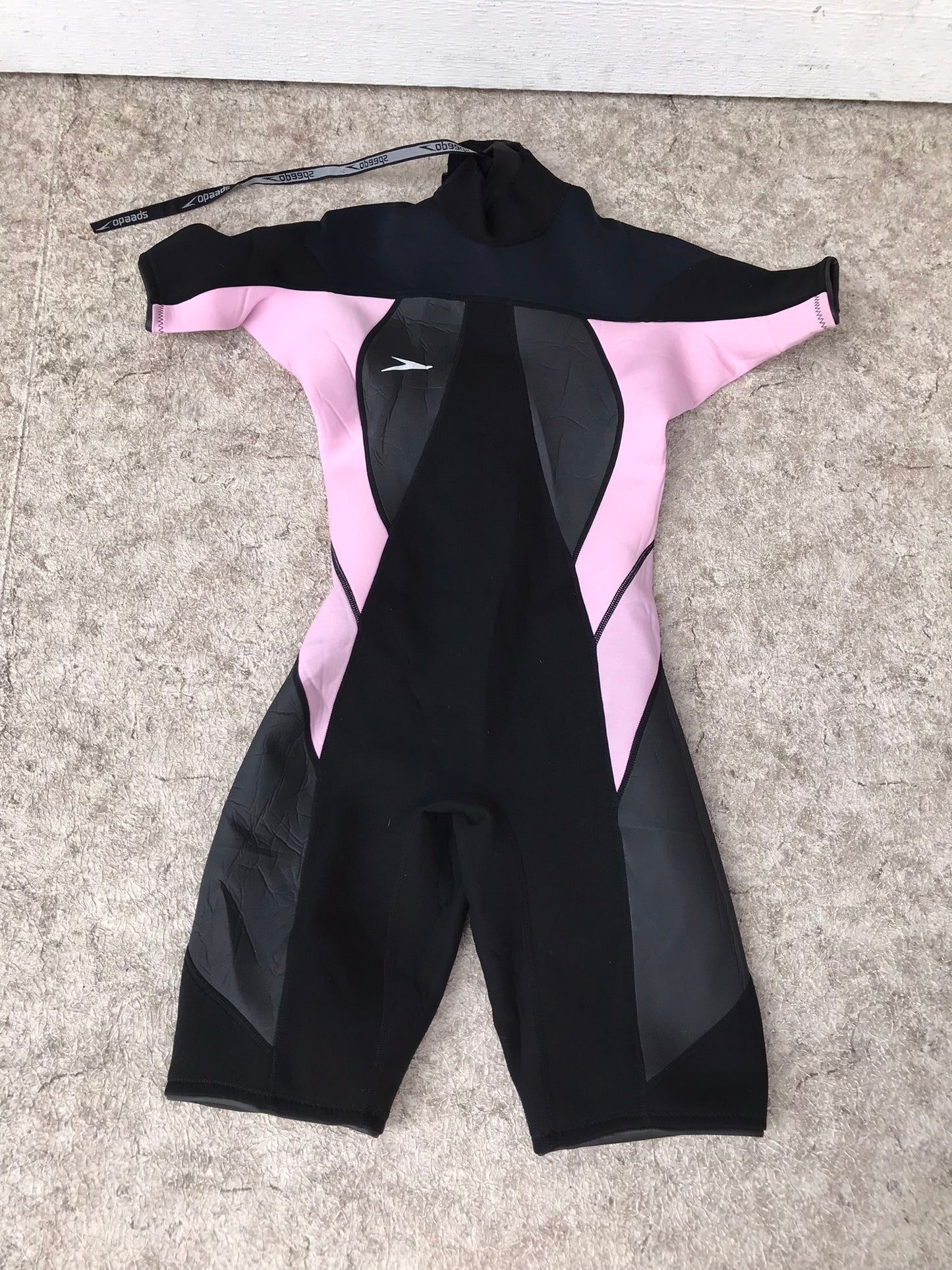 Wetsuit Ladies Size 7-8 Speedo Pink Black 2-3mm Neoprene Like New