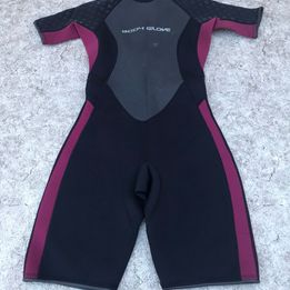 Wetsuit Ladies Size 9-10 Gody Glove Black Raspberrry 2-3 mm Like New