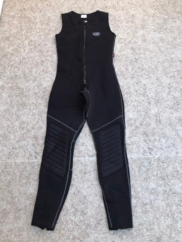 Wetsuit Ladies Size Large Full John NRS Titanium Black 2.5 mm Surf Water Ski Kayak Paddleboard Canoe Sail As New