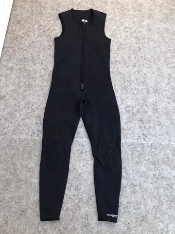Wetsuit Ladies Size Small Full John Stohlquist Black With Padded Knee 3 mm Surf Water Ski Kayak Paddleboard Canoe Sail New Demo