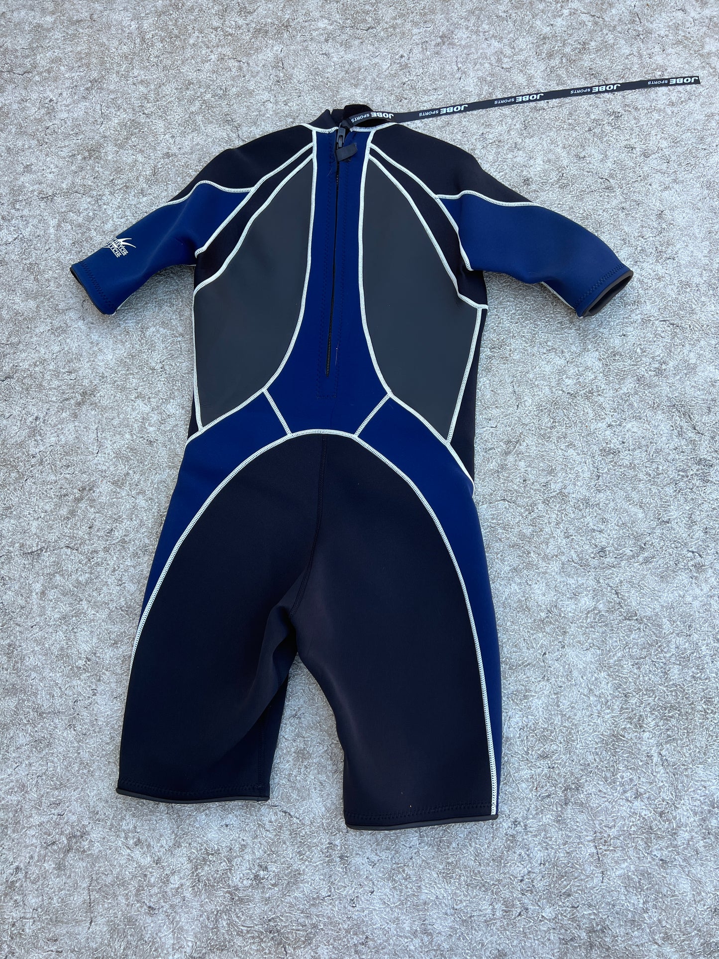 Wetsuit Men's Size Large Jobe 2-3mm Black Blue Grey Excellent