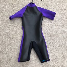 Wetsuit Men's Size Medium Rage 3 mm Black Purple Excellent