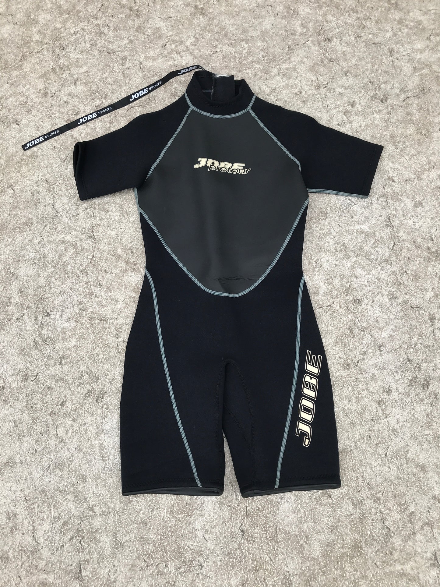 Wetsuit child size 14 youth jobe 2-3 mm black grey