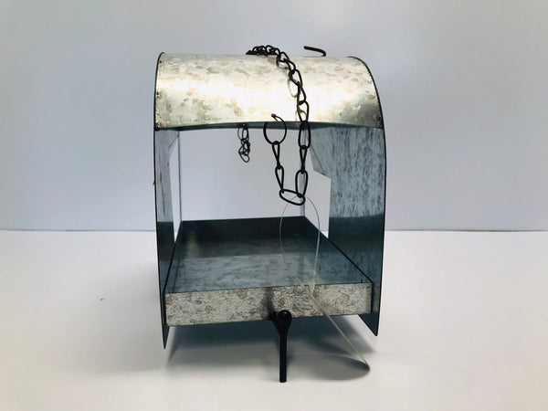 Wild Bird Feeder Fun Camper Camping Aluminum Seed Feeder NEW Adorable 9x10 inch