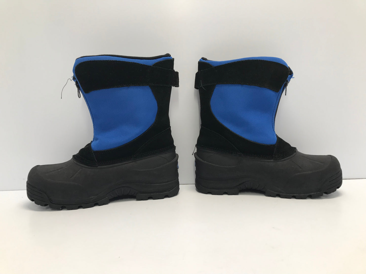 Winter Boots Child Size 4 Canadian Blue Black With Liner Like New