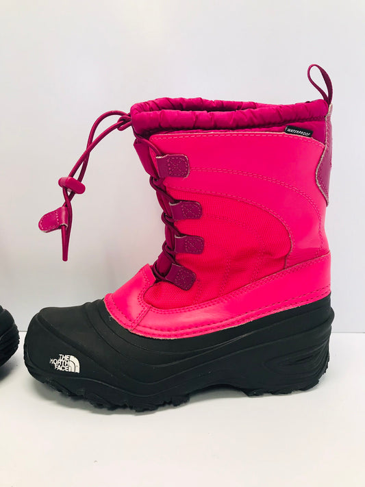Winter Boots Child Size 5 Youth Black Pink With Liner