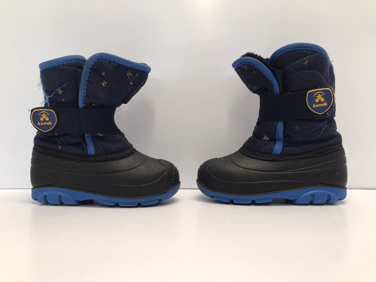 Winter Boots Child Size 9 Toddler Kamik Blue Faux Fur