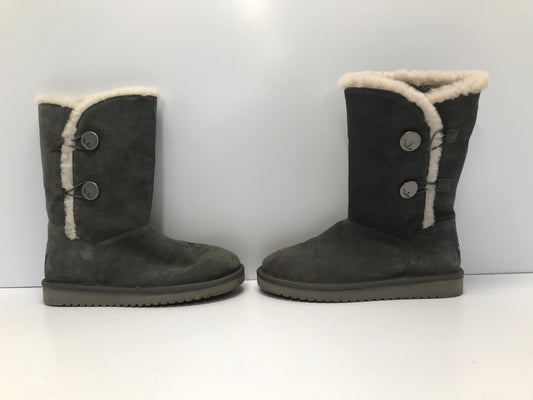Winter Boots Ladies Women's Size 9 Koolaburra By UGG Suade Leather Grey New