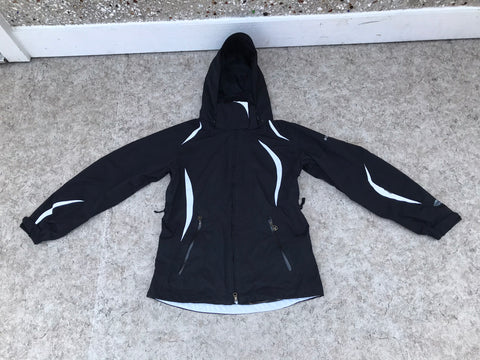 Winter Coat Ladies Size Small Columbia Waterpoof Snow Belt and All Zippers Sealed Black Gold Outstanding Quality New Demo Model