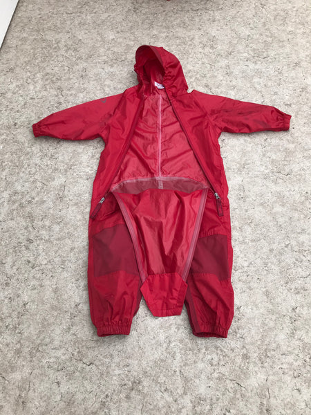 Rain Suit Child Size 4 Muddy Buddy Tuffo Pants Coat Red