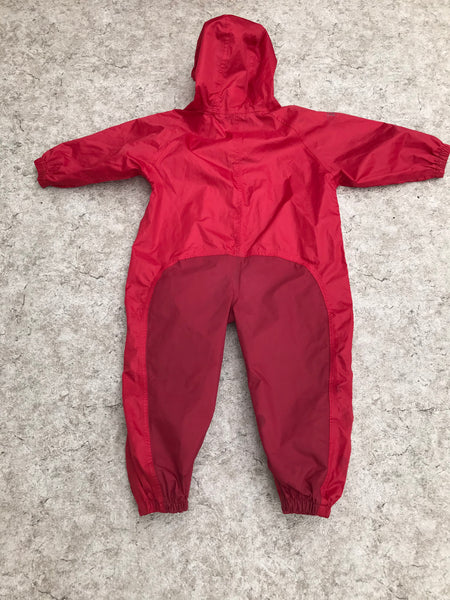 Rain Suit Child Size 4 Muddy Buddy Tuffo Pants Coat Red