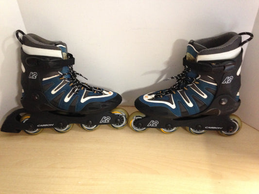 Inline Roller Skates Ladies Size 9 K-2 Blue Grey