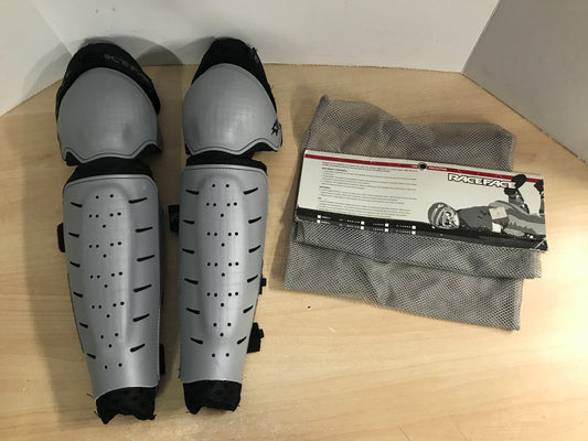 Motocross Dirt Bike Race Face Rally Leg Guard Shin Pads Men Medium In Package As New