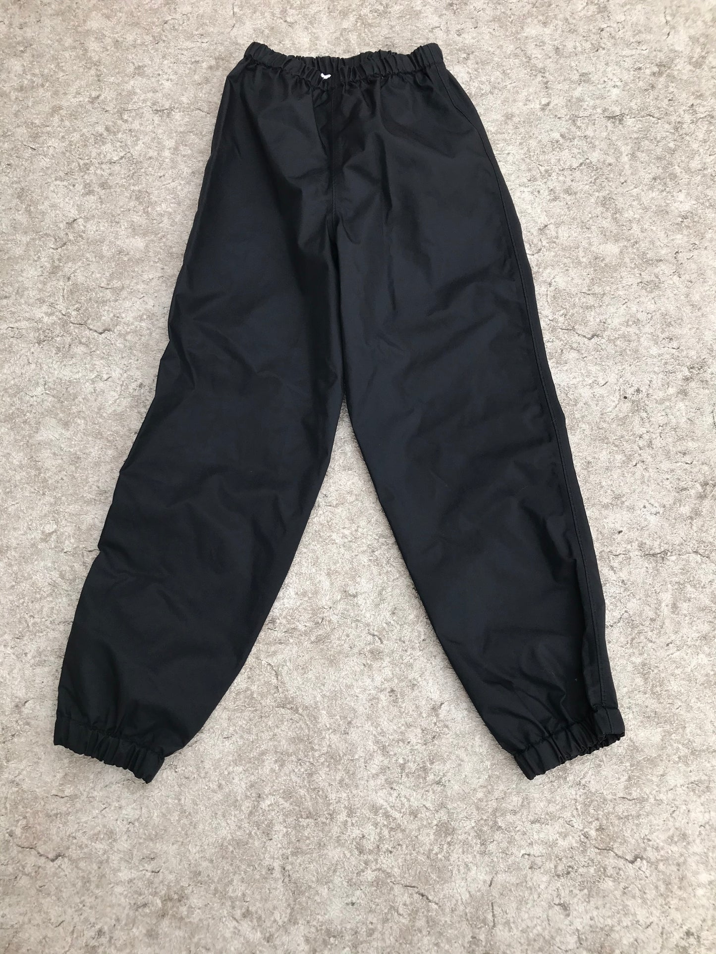 Rain Pants Child Size 12 MEC Black Excellent