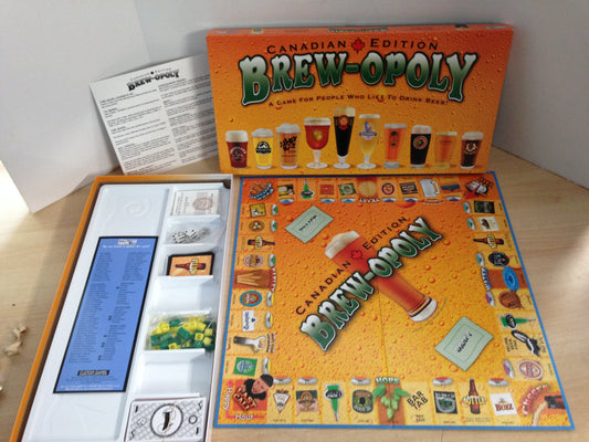 Game Monopoly Brew-Opoly Canadian Beer Edition Complete As New