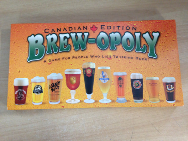 Game Monopoly Brew-Opoly Canadian Beer Edition Complete As New