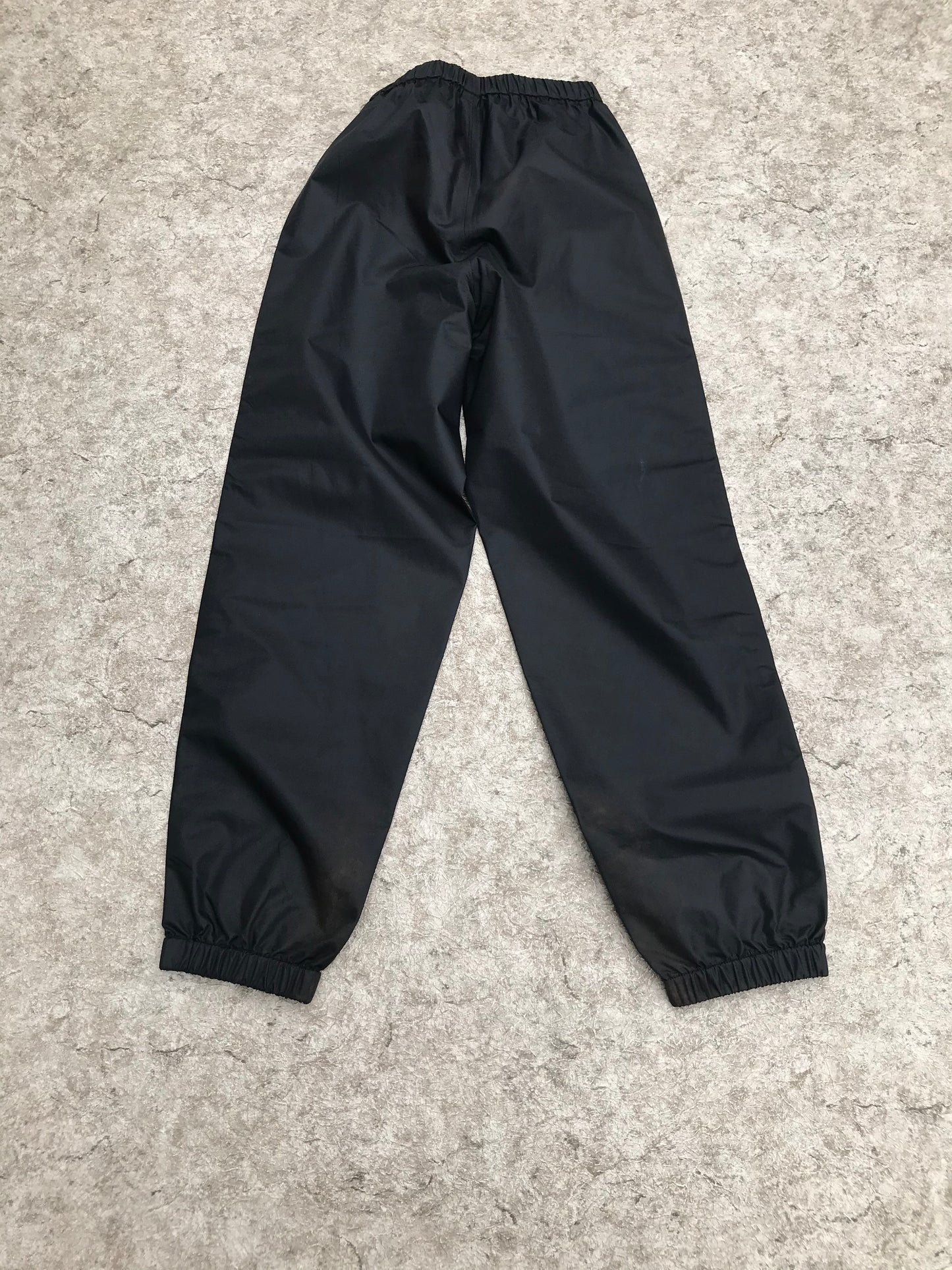 Rain Pants Child Size 12 MEC Black  Waterproof New Demo Model