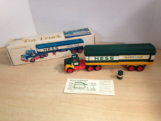 1971 Vintage Hess Gasoline Truck With Original Box RARE