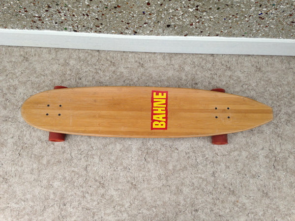Skateboard Bahne 44" Deluxe Bamboo Long Board Excellent As New