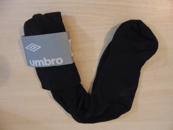 Soccer Socks Umbro Mens Size 10-13 NEW Black