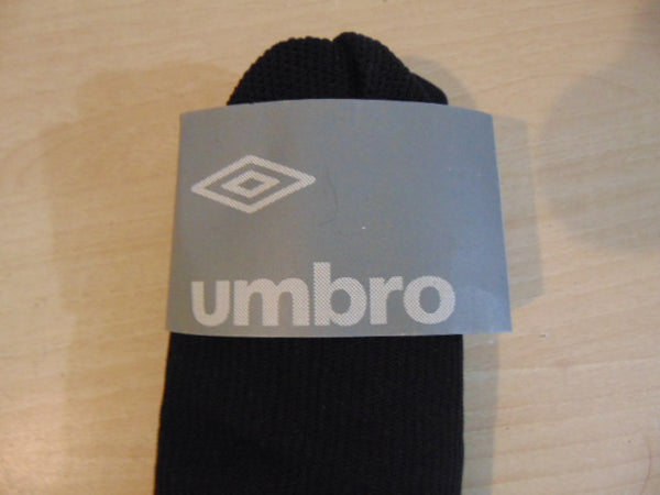Soccer Socks Umbro Mens Size 10-13 NEW Black