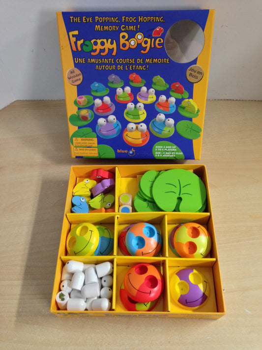 Y Game Groggy Boogie All Wood Memory Game Educational Complete As New