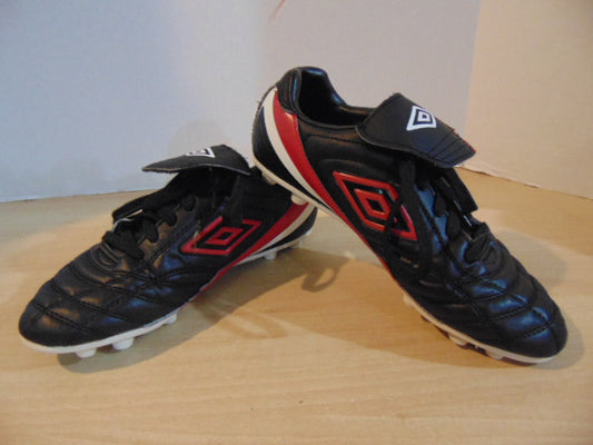 Soccer Shoes Cleats Men's Size 6 Umbro Porto Black Red