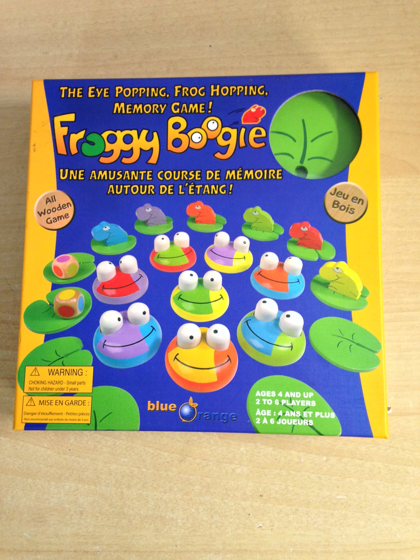 Y Game Groggy Boogie All Wood Memory Game Educational Complete As New