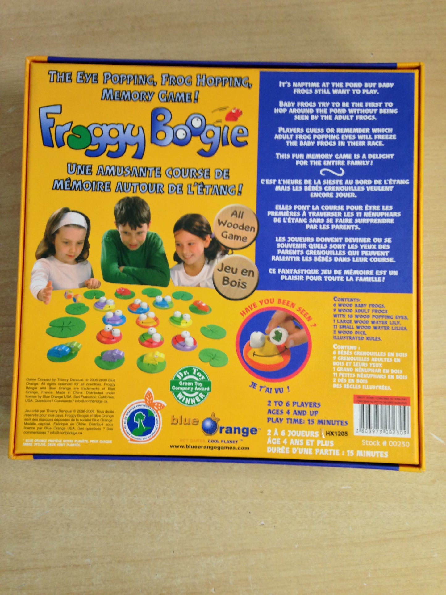Y Game Groggy Boogie All Wood Memory Game Educational Complete As New