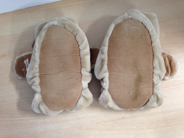 Vintage Ganz Wrinkles Plush Slippers Adult Large As New With Tags RARE 1980's