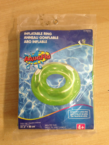 Beach and Pool Inflatable Swim Ring LARGE New In Package Large 31.5 inch