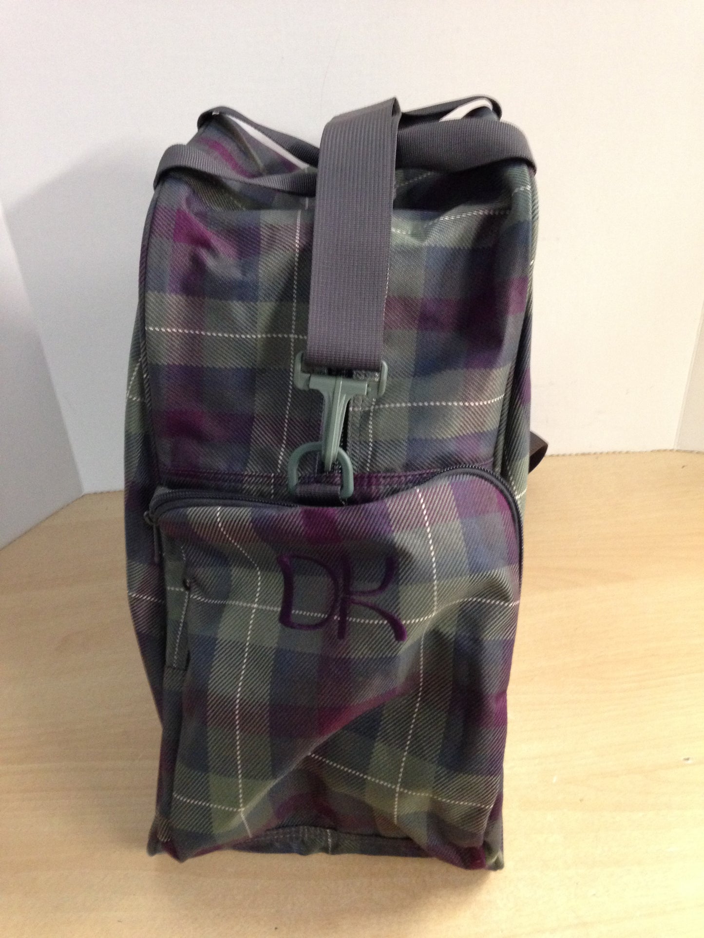 Ski Boot Bag Adult Size Dakine Purple Sage Grey Excellent