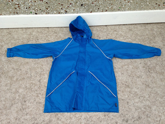 Rain Coat Child Size 12 MEC Blue With Reflectors Waterproof