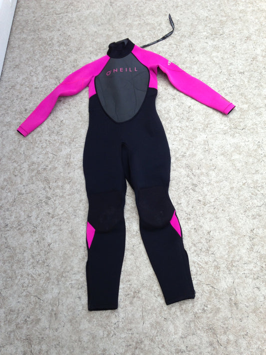 Wetsuit Child Size 14 Full 2-3 mm Neoprene Oneill Pink Black Minor Marks