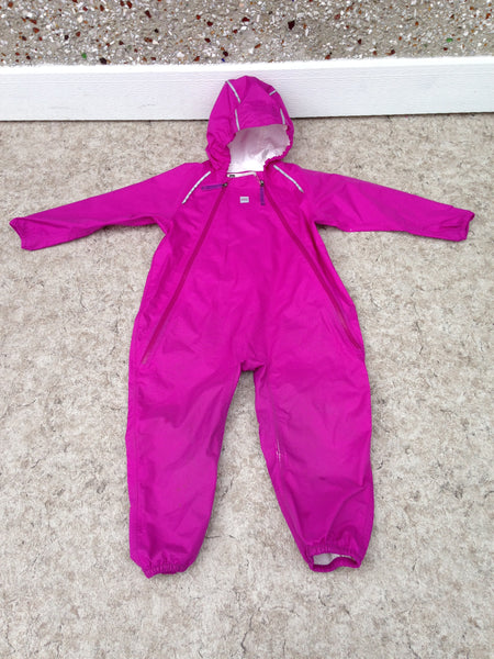 Rain Suit Child Size 4 Muddy Buddy MEC Mountain Co Op Pants Coat Purple