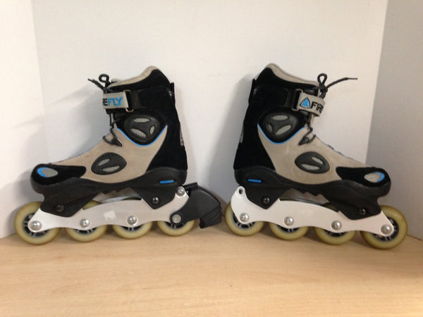 Inline Roller Skates Ladies Size 7 Firefly Blue Black Excellent