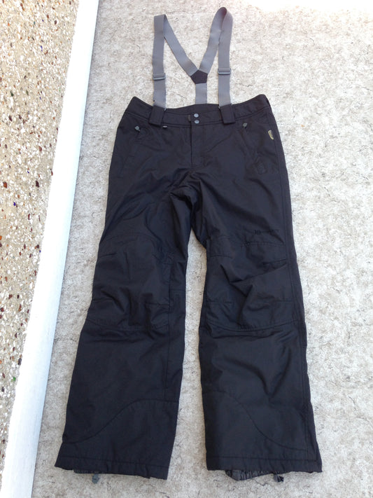 Snow Pants Men's Size Large Gravity Black With Suspenders New Demo Model