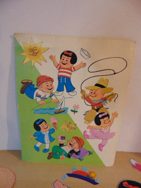 1974 Vintage Whitman Nancy And Sluggo Paper Doll Set RARE