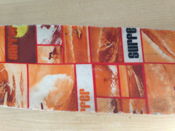 1970's Vintage Surfer Magazine Promotional Fiberglass SkateBoard RARE Some Wear due to age.