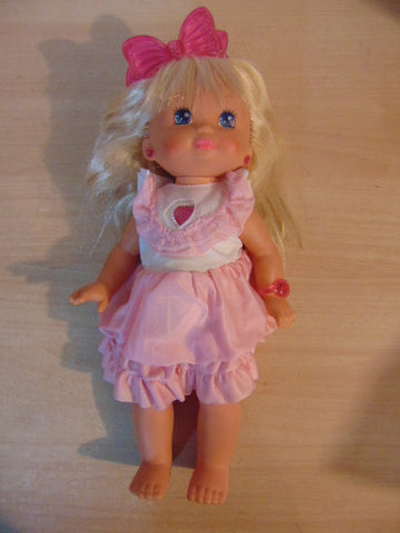 1988 Vintage PJ Sparkles 16 inch Light Up Doll Works Perfect Excellent