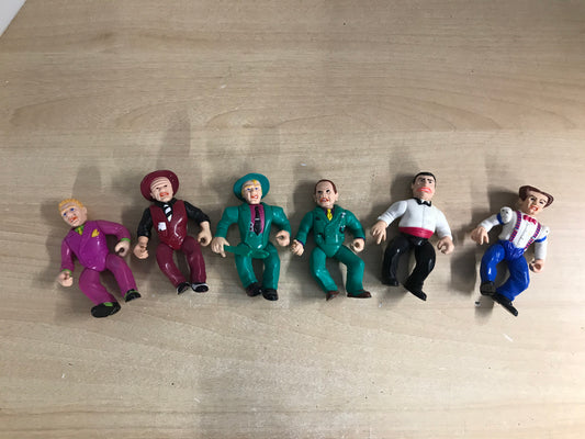 1989 Disney Playmates Dick Tracy Vintage 6 pc Set Figures RARE