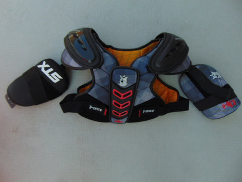 Lacrosse Chest Pad Men's Size Large Brine Trance Grey Red Minor Wear Pad