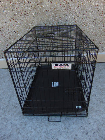 My Little Pet Shop Pet Crate Dog Kennel Medium 30-45 Lb Metal Folding  30 x 24 x 18