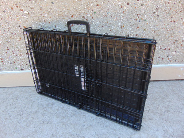 My Little Pet Shop Pet Crate Dog Kennel Medium 30-45 Lb Metal Folding  30 x 24 x 18
