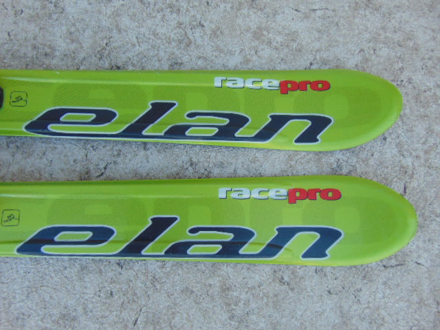 Ski 120 Elan Race Pro Parabolic Black Lime With Bindings As New
