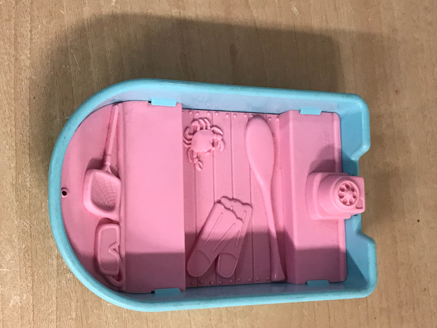 Fisher Price Loving Family Dollhouse 1998 Vintage Camper Van Teal Boat
